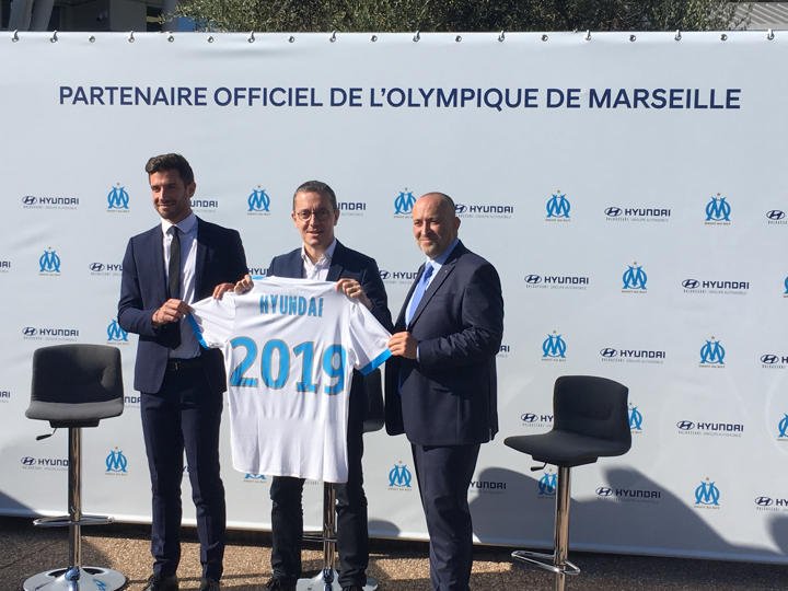 L’Olympique de Marseille roule en Hyundai
