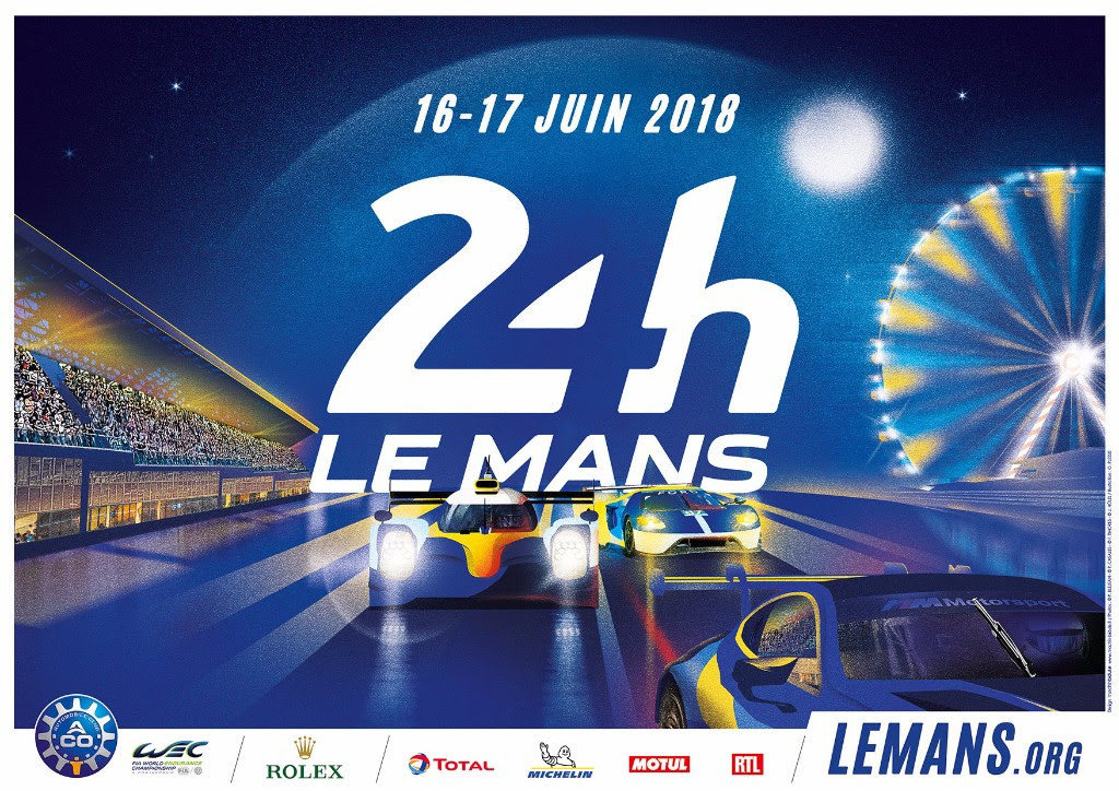 L'affiche 2018 des 24 Heures du Mans