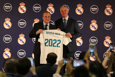 Real Madrid : Nivea change d’échelle