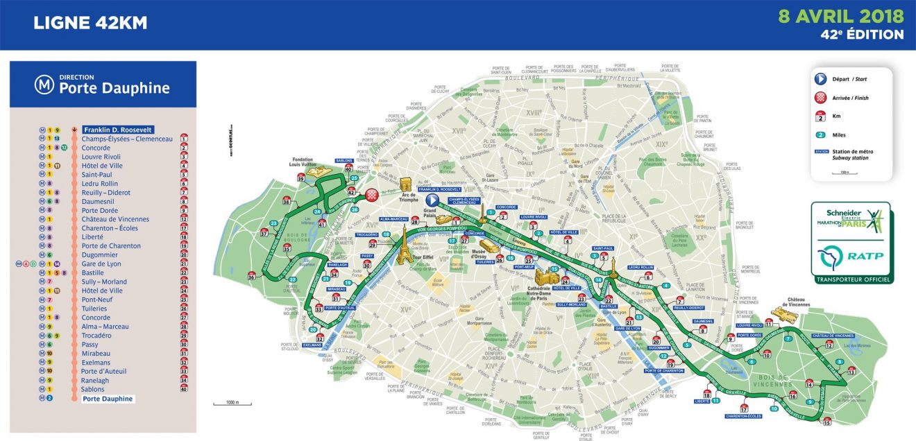 La RATP crée une ligne imaginaire pour le marathon de Paris