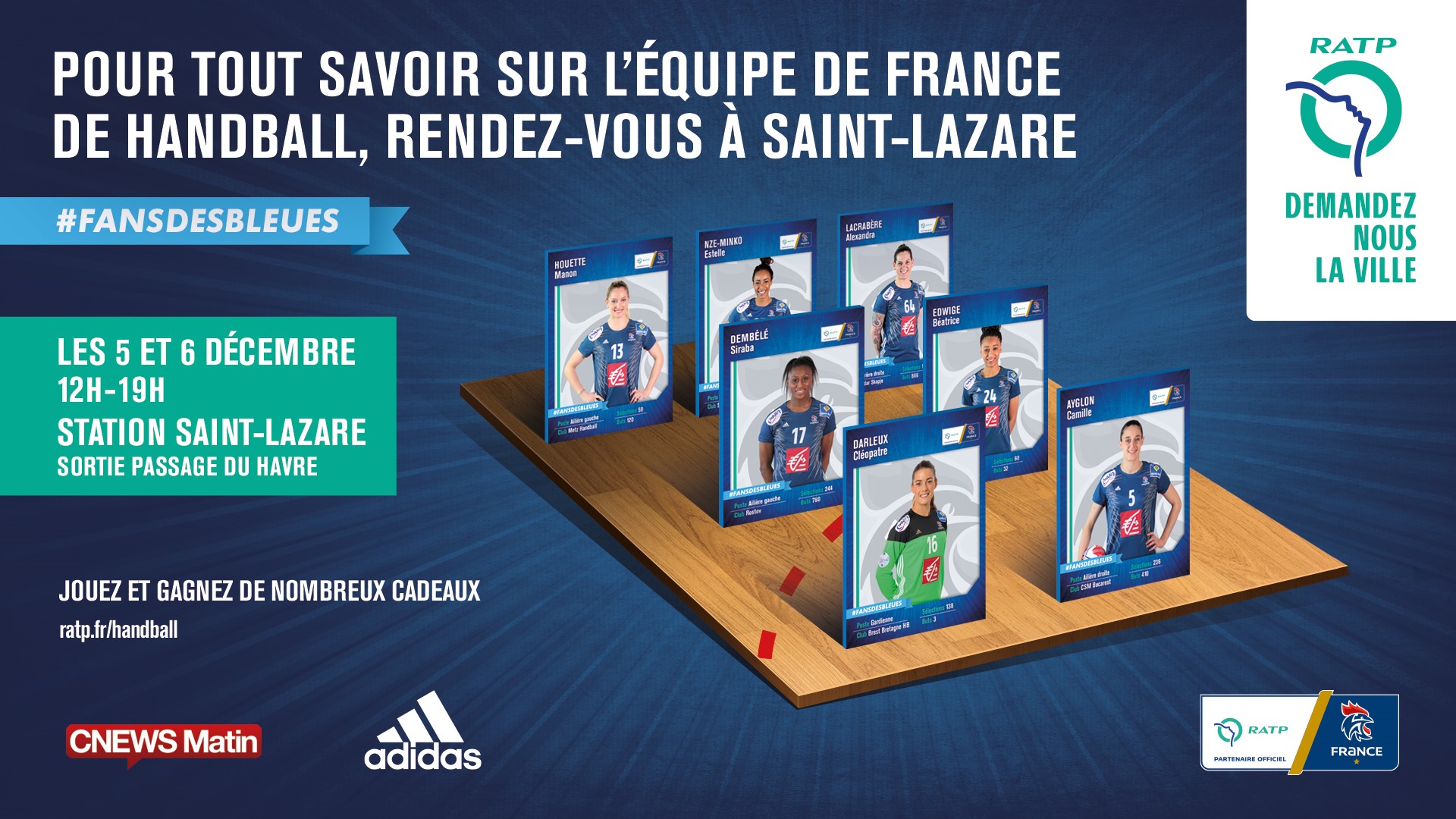 La RATP fan du handball féminin