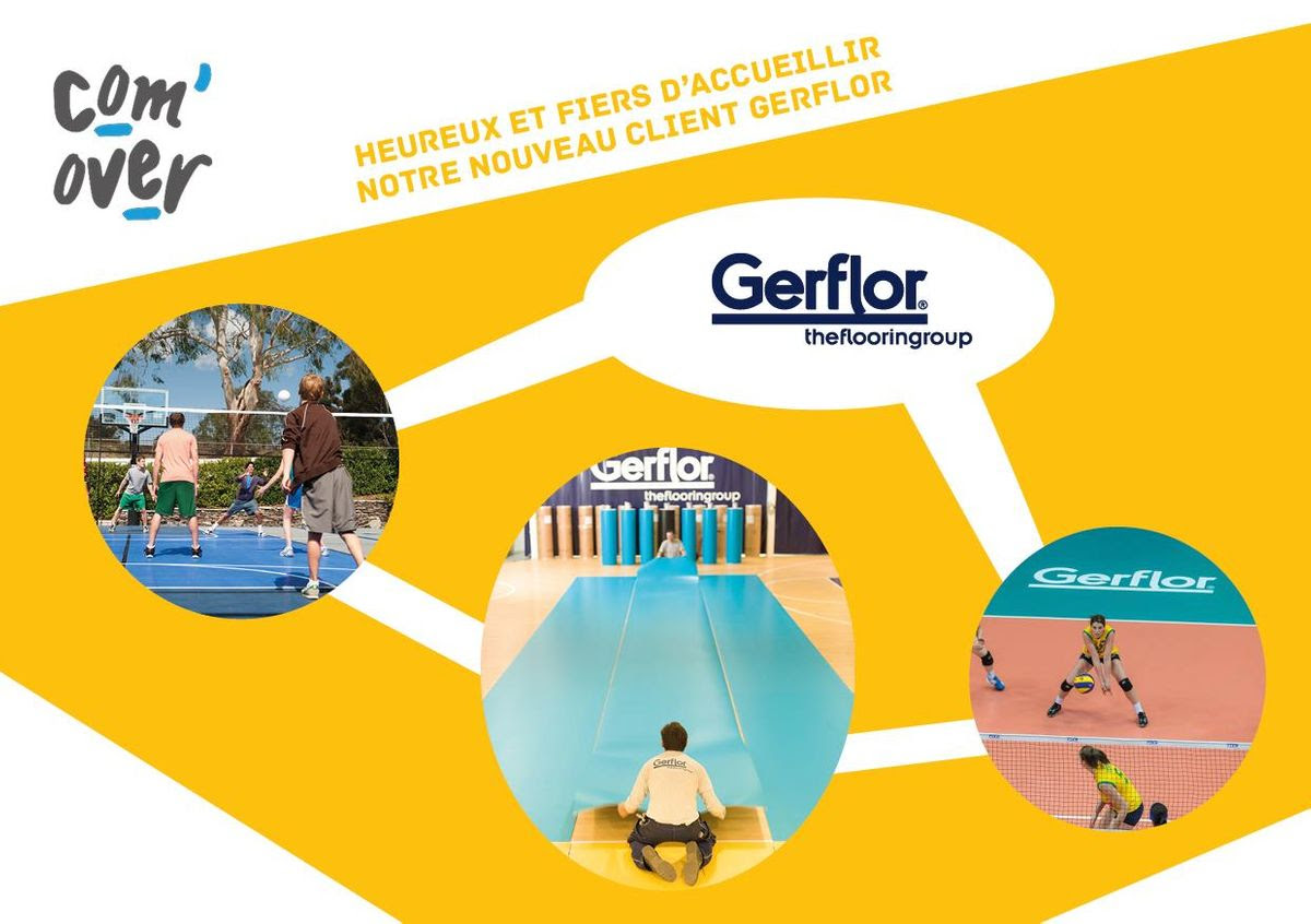 Com’Over accompagne Gerflor sur sa stratégie d’activation de partenariats sportifs