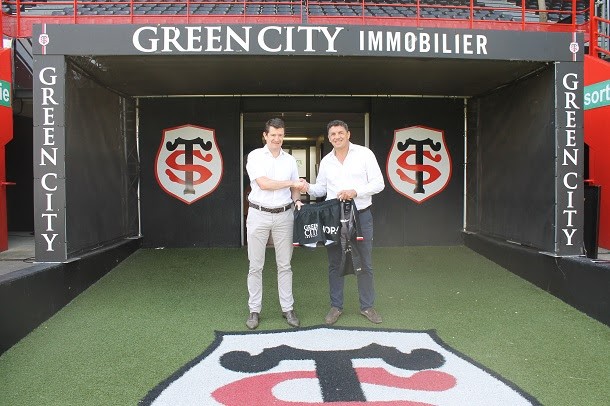 Green City Immobilier prolonge avec le Stade Toulousain