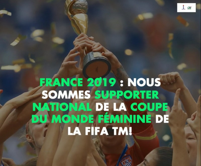 Le Crédit Agricole devient supporter national de la Coupe du Monde féminine 2019
