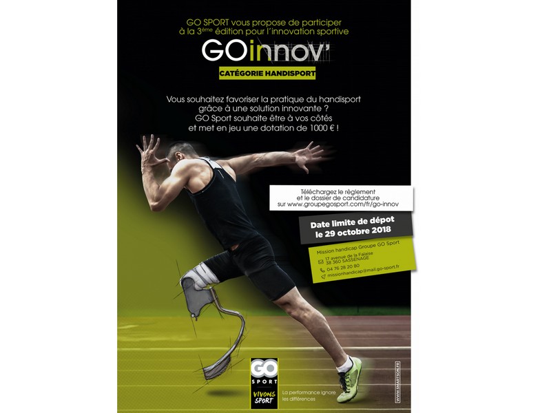 Go Sport lance la 3e édition des Trophées GO Innov