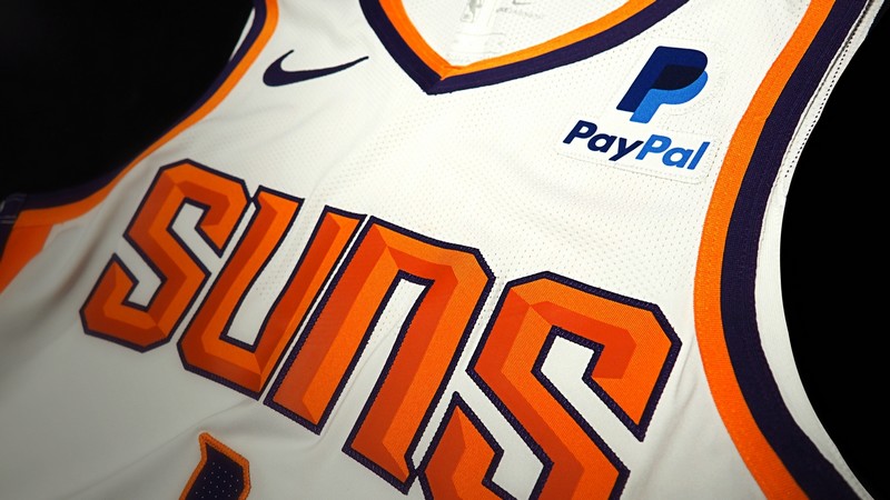 Paypal devient sponsor maillot des Phoenix Suns 