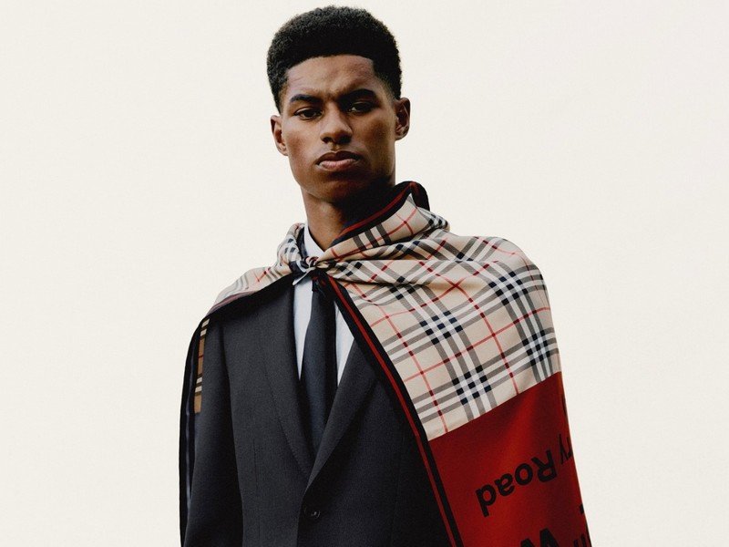 Marcus Rashford Burberry