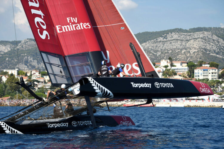 Slam monte à bord d&rsquo;Emirates Team New Zealand