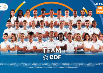 Les nouveaux athlètes du team EDF en route pour 2024