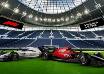 Une piste de karting installée à Tottenham.