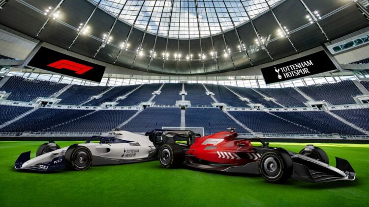 Une piste de karting installée à Tottenham.