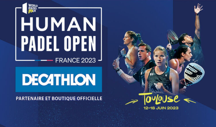 Decathlon, partenaire et boutique officielle du Human Padel Open 2023