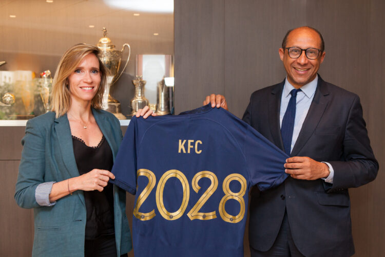 KFC continue avec les Bleus