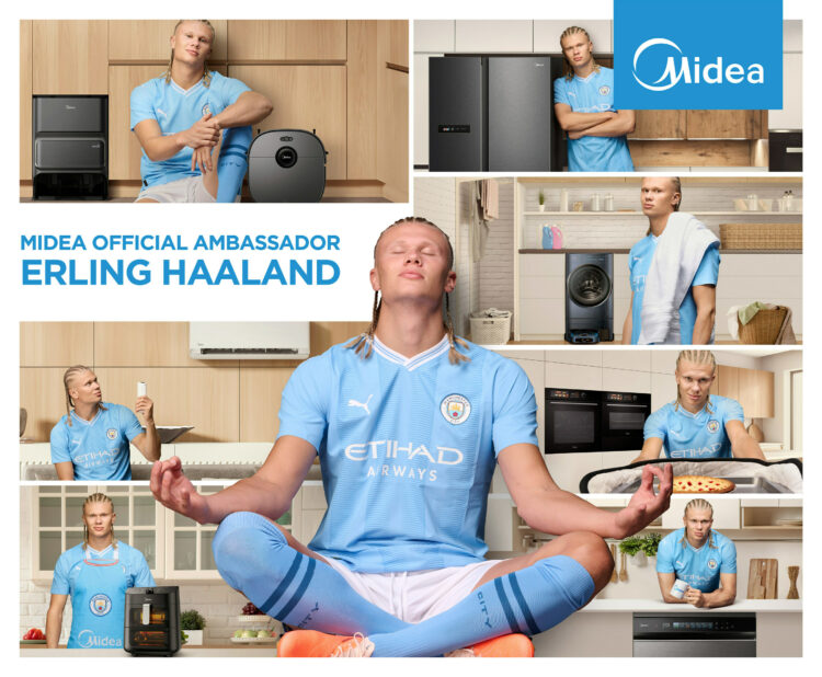 Erling Haaland devient l’ambassadeur de Midea
