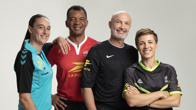 Leboeuf, Ntamack, Dumerc et Ayglon-Saurina ambassadeurs La Poste pour « Les journées de l’arbitrage »