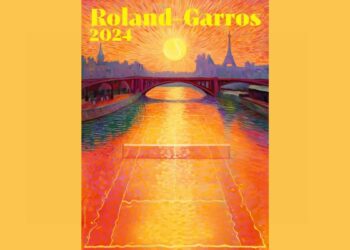 Avec son affiche 2024, Roland-Garros fait un clin d’œil aux JO de Paris
