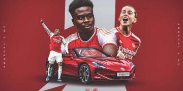MG Motor nouveau sponsor automobile d’Arsenal
