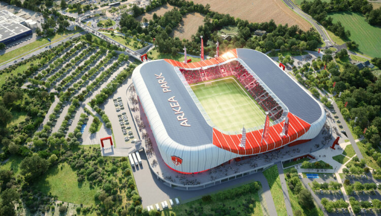Le Stade Brestois confirme l&rsquo;Arkéa Park