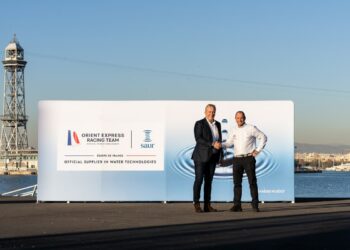 Saur chargé du traitement de l’eau de l’Orient Express Racing Team