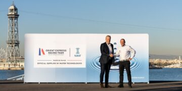 Saur chargé du traitement de l’eau de l’Orient Express Racing Team