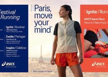 Asics célèbre le running à l’occasion du Marathon de Paris