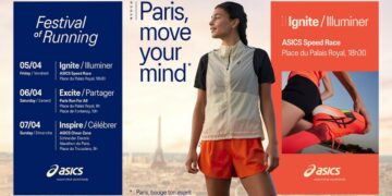 Asics célèbre le running à l’occasion du Marathon de Paris