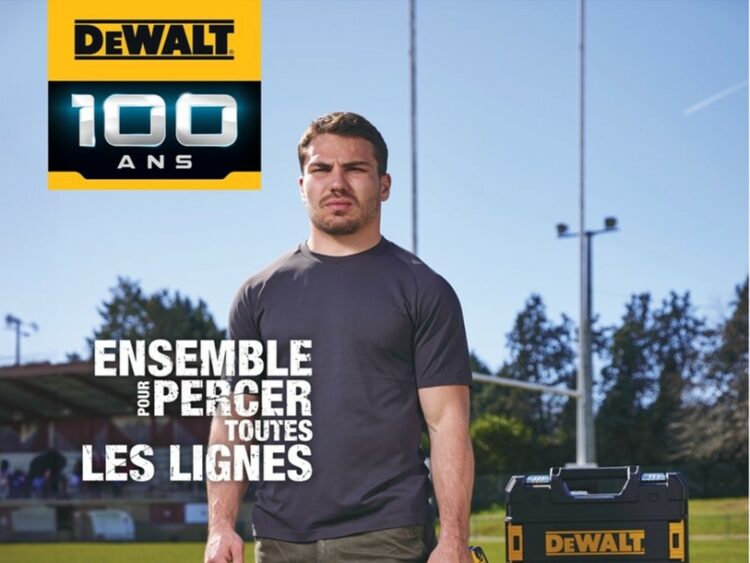Antoine Dupont devient ambassadeur Dewalt
