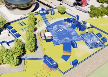 Decathlon dévoile son « playground » des JO