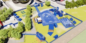 Decathlon dévoile son « playground » des JO