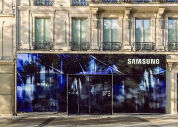 Samsung s’installe sur les Champs pour les Jeux