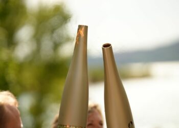 Le Groupe BPCE escorte le relais de la flamme olympique