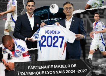 MG Motor et l’OL, ça continue