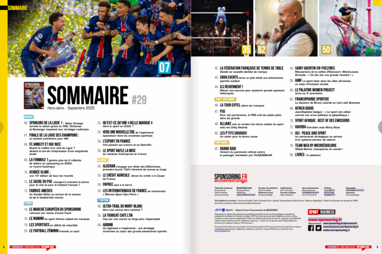 Sponsoring N°29 est disponible, voici le sommaire !
