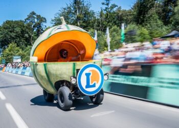 E.Leclerc marque des points avec sa caravane