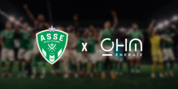 Ohm Énergie devient partenaire officiel de l’AS Saint-Étienne