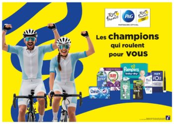 P&G : un partenariat de poids sur le Tour de France