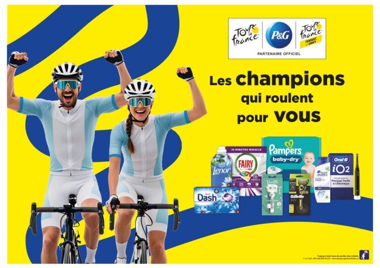 P&G : un partenariat de poids sur le Tour de France