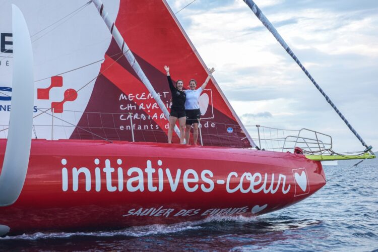 Initiatives-Cœur : une passation attendue entre Samantha Davies et Violette Dorange