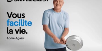 Andre Agassi au service pour Silvercrest