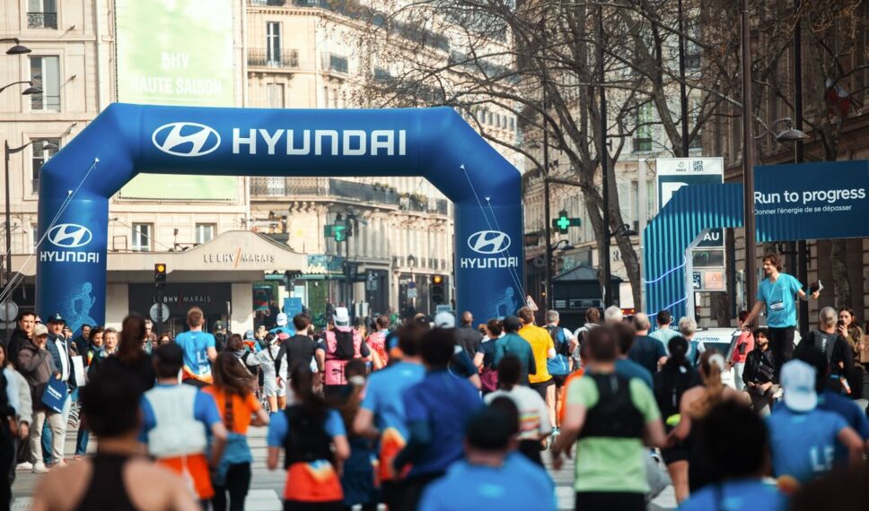 Hyundai s’active pour le Marathon de Paris