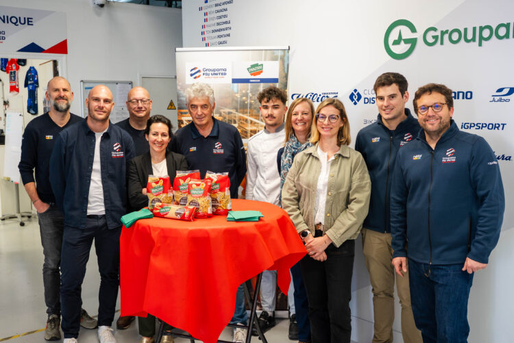 Groupama-FDJ United carbure aux pâtes Panzani