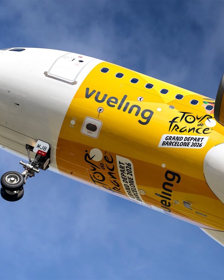 Un Airbus A320 aux couleurs du Tour de France