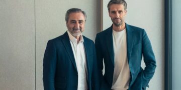 François Riahi, directeur général de Banijay Group, et Tony Estanguet, cofondateur de Mates. ©DR