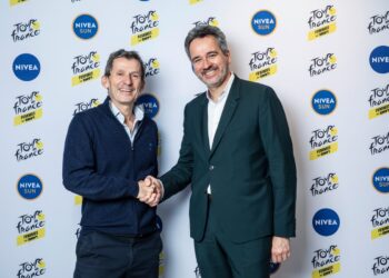 Sur le Tour, Nivea étale sa marque