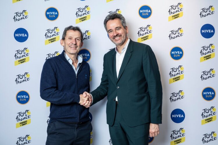 Sur le Tour, Nivea étale sa marque